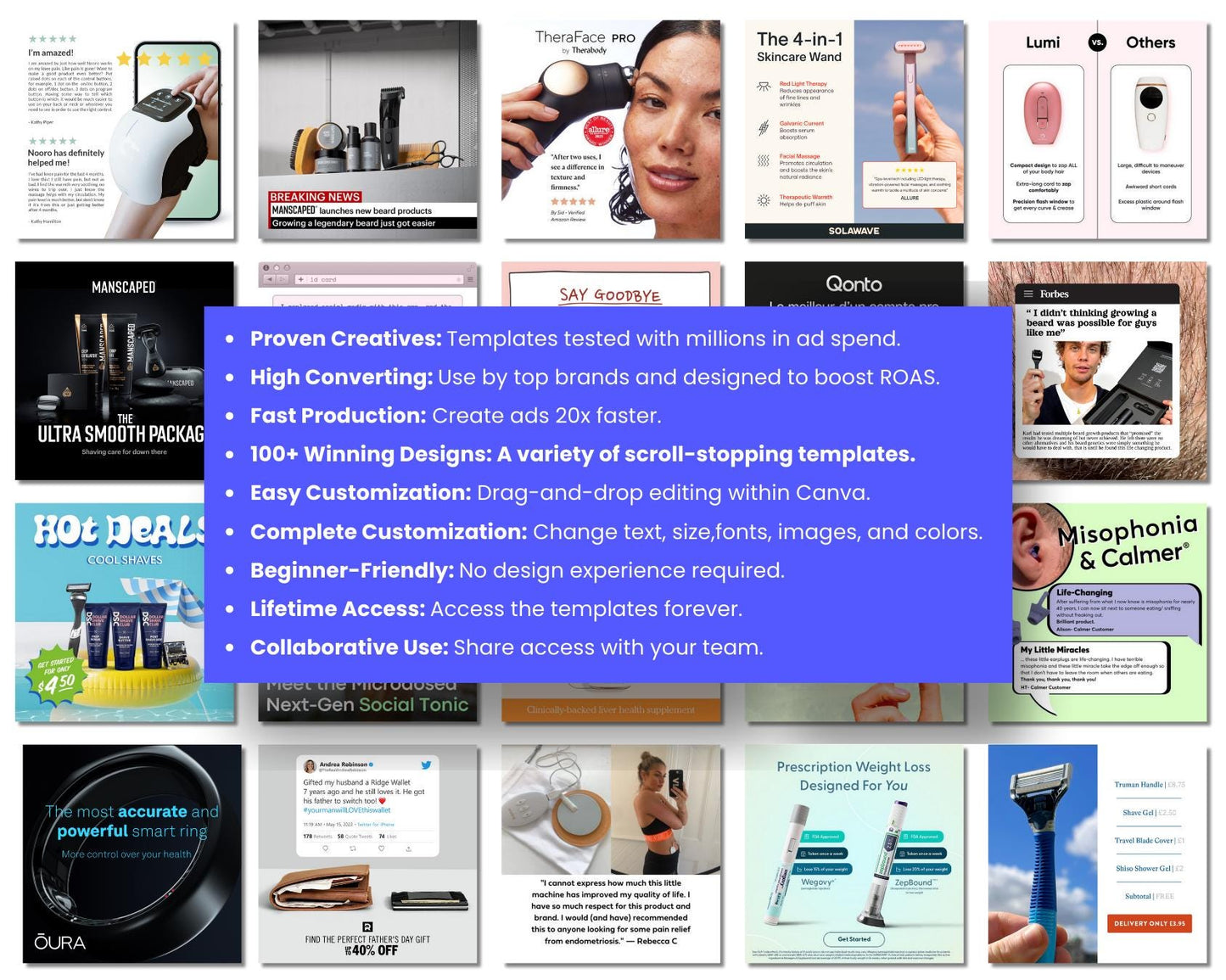 100+ Winning Static Ad Canva Templates for Electronics & Gadgets / Device