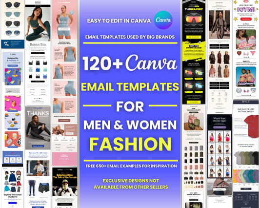 120+ Canva Email Templates for Fashion & Clothing Brand (Men & Women)