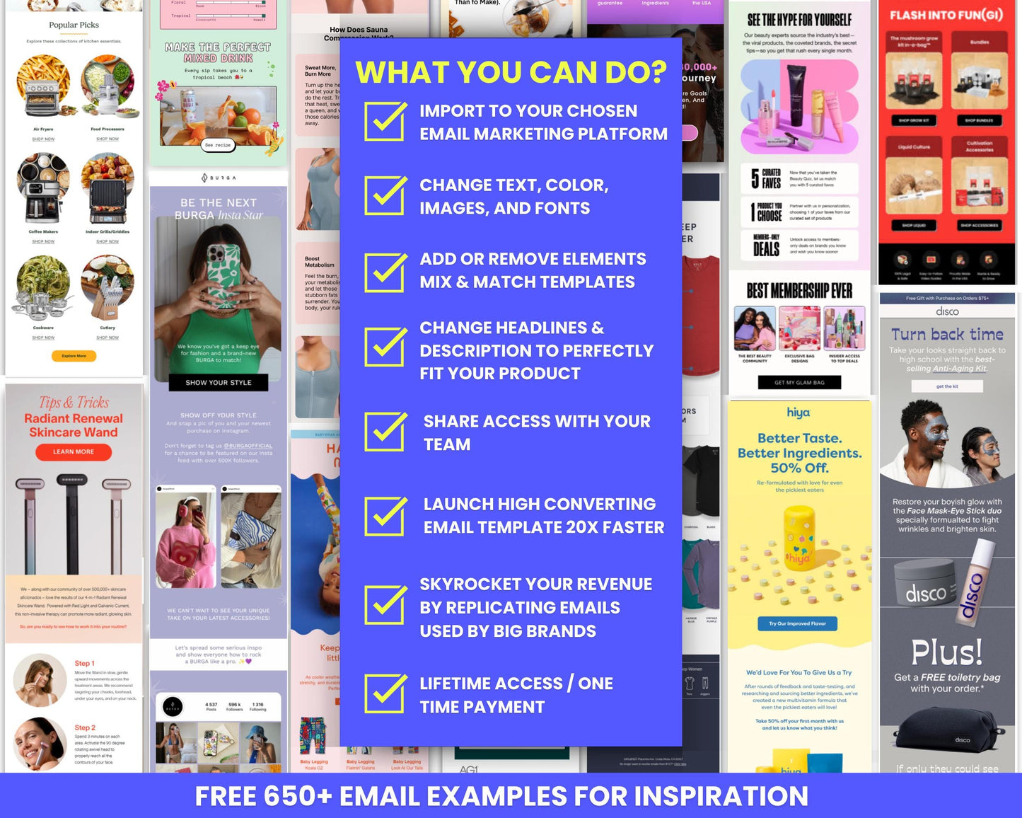 400+ PLR Canva Email Templates for All Niches with Resell Templates Private Label Rights