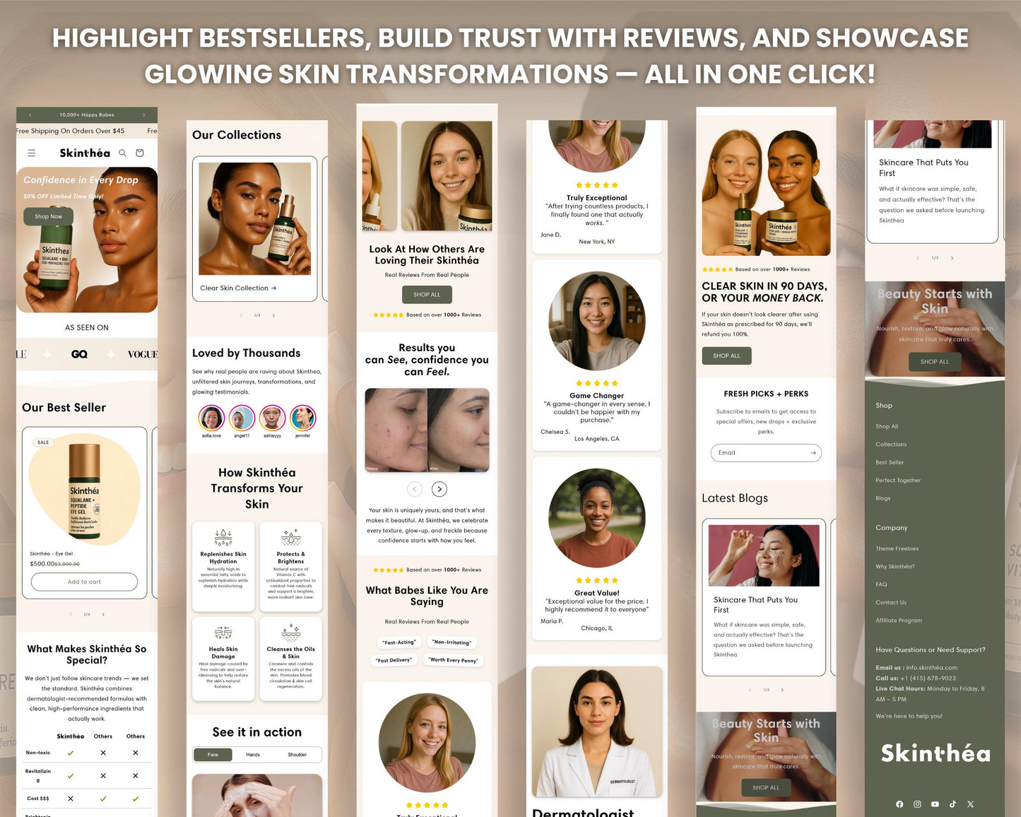 Skincare Shopify Theme 2.0 (Skinthéa)