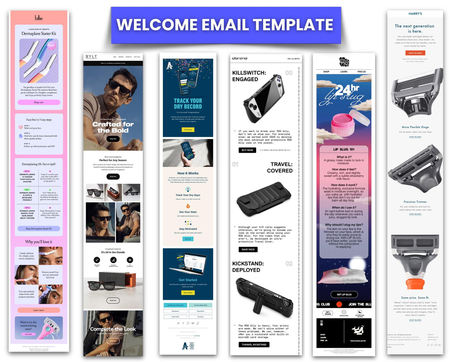 550+ PLR Figma Email Templates for All Niches Ecommerce Brand