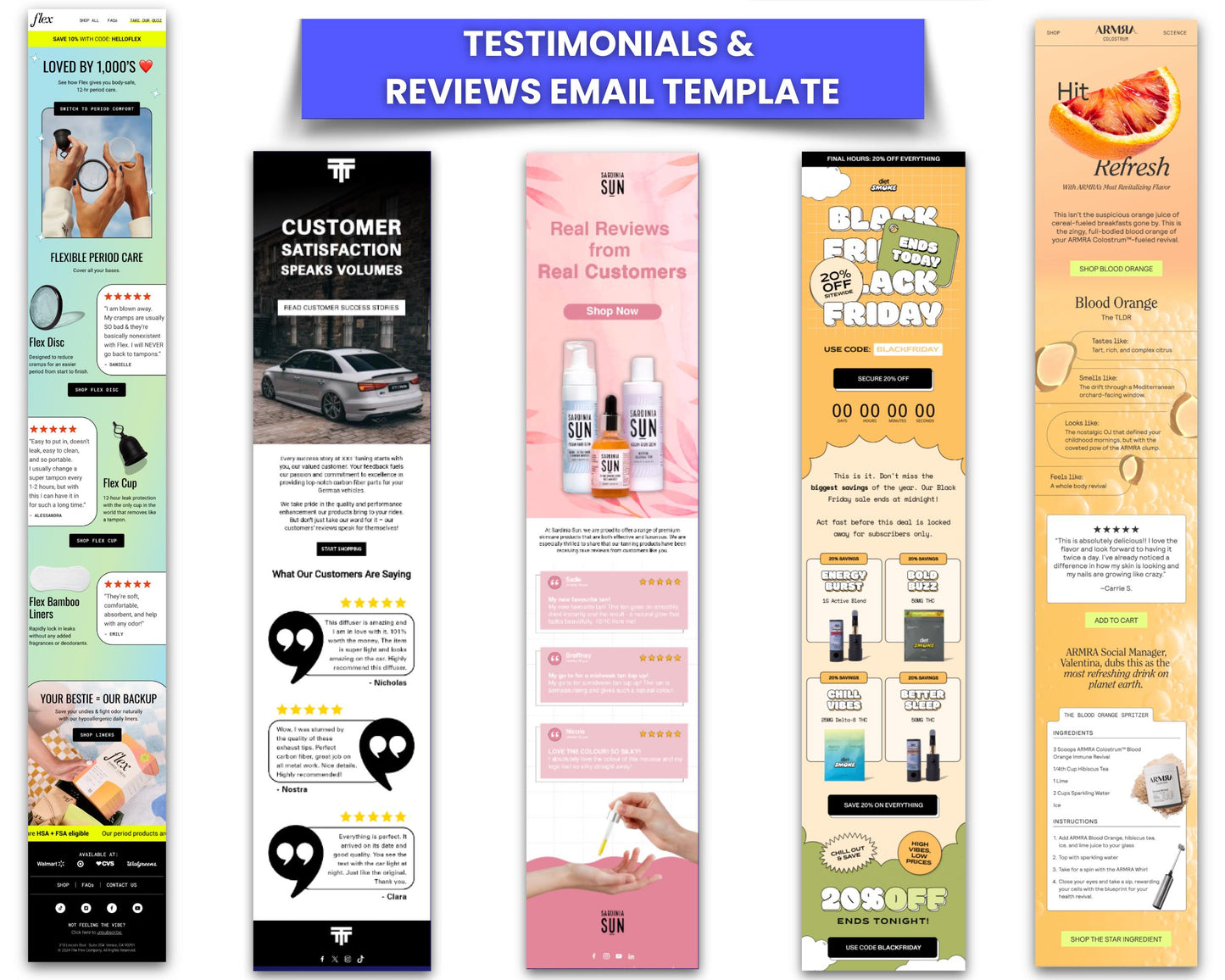 550+ PLR Figma Email Templates for All Niches Ecommerce Brand