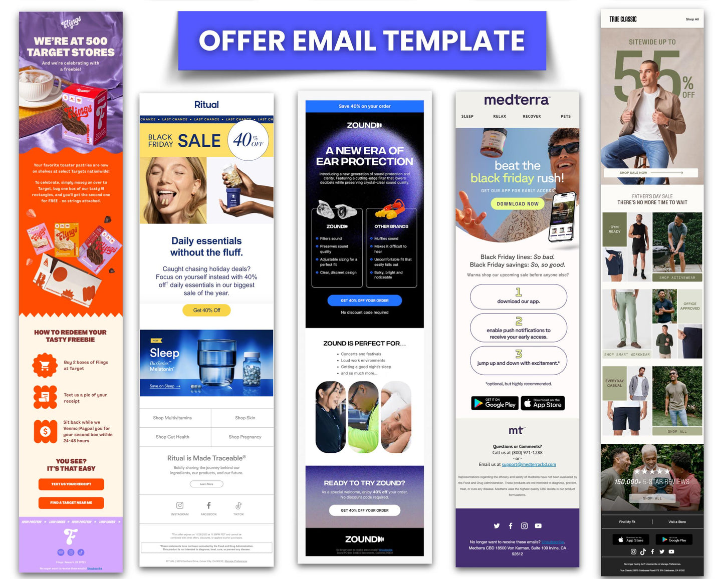 550+ PLR Figma Email Templates for All Niches Ecommerce Brand