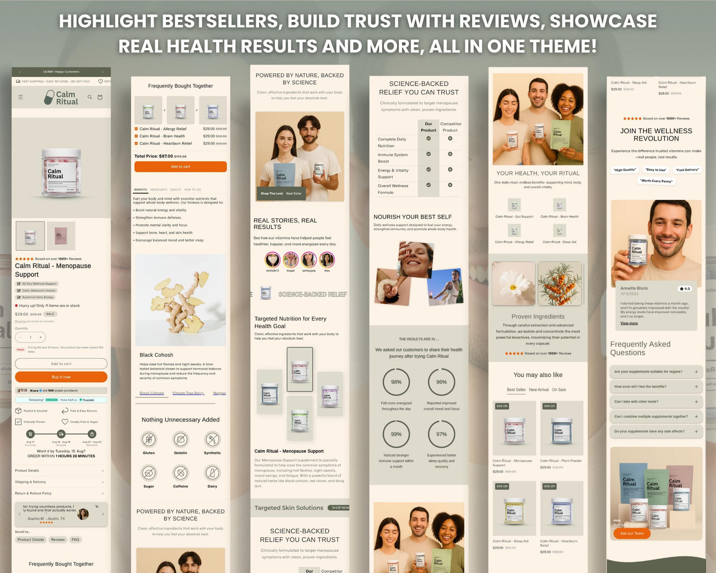 Health & Beauty Supplement Shopify 2.0 (Calm Ritual)