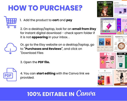200+ Winning Static Ad Canva Templates for Beauty & Health Supplements