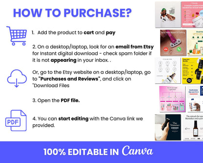 160+ Winning Static Ad Canva Templates for Skincare Products