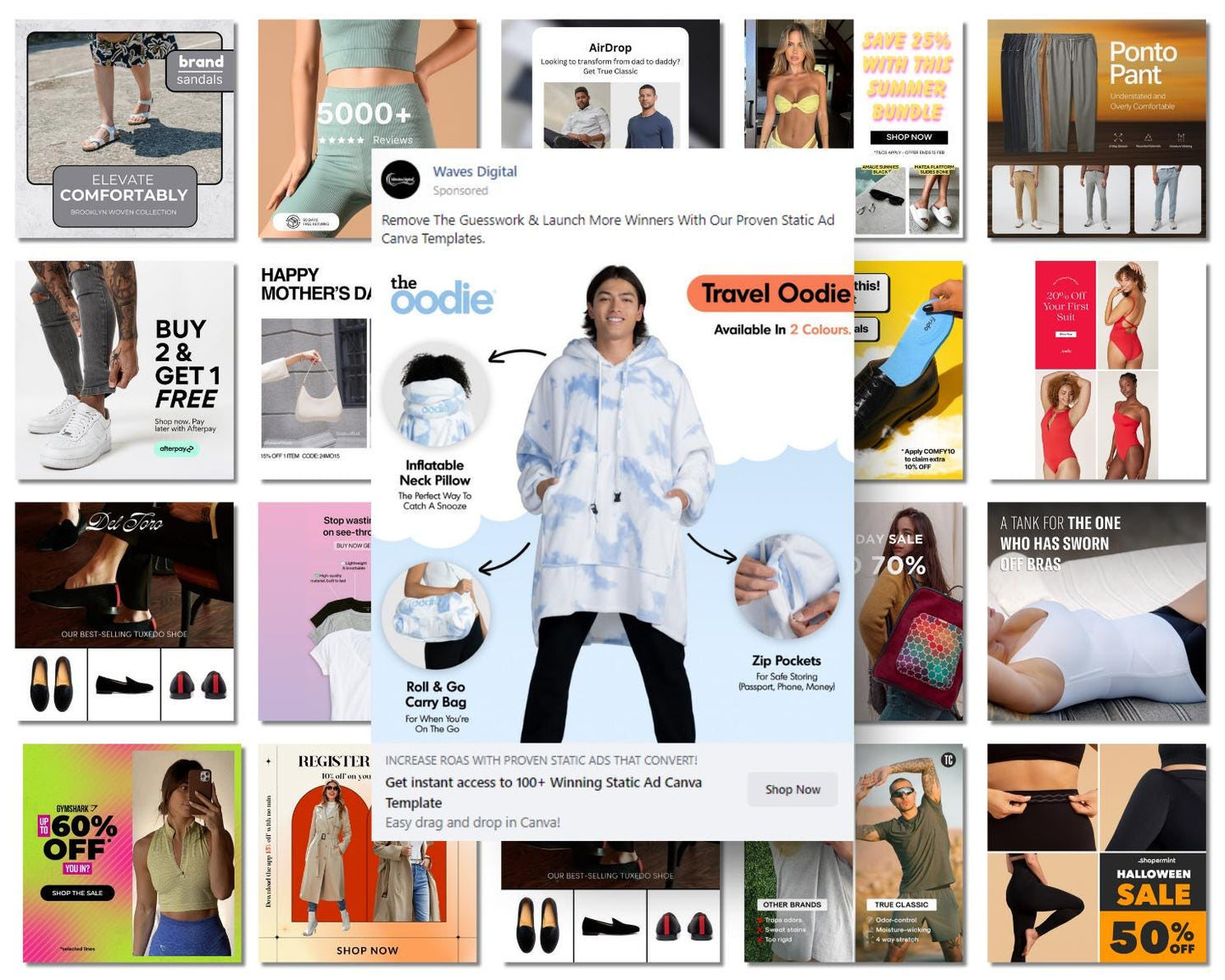 135+ Winning Static Ad Canva Templates for Men & Women Clothing & Fashion Brands