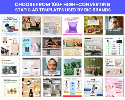 100+ Winning Static Ad Canva Templates for Home & Decor Furniture
