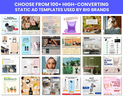 100+ Winning Static Ad Canva Templates for Home & Garden