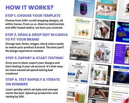 100+ Winning Static Ad Canva Templates for Home & Garden
