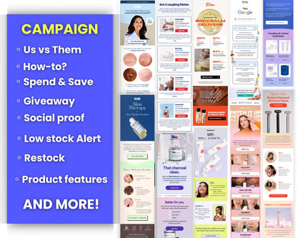 100+ Canva Email Templates for Skincare Products