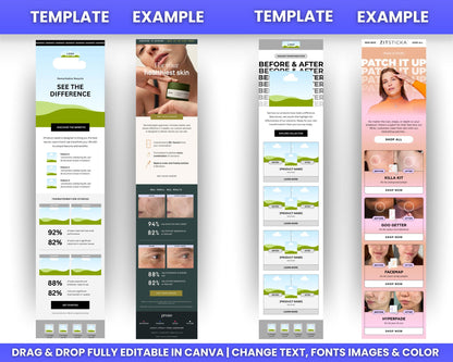 100+ Canva Email Templates for Skincare Products