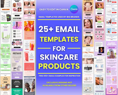 100+ Canva Email Templates for Skincare Products