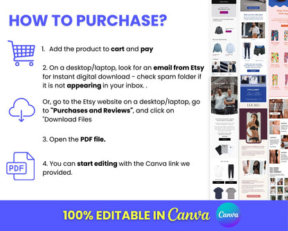 120+ Canva Email Templates for Fashion & Clothing Brand (Men & Women)