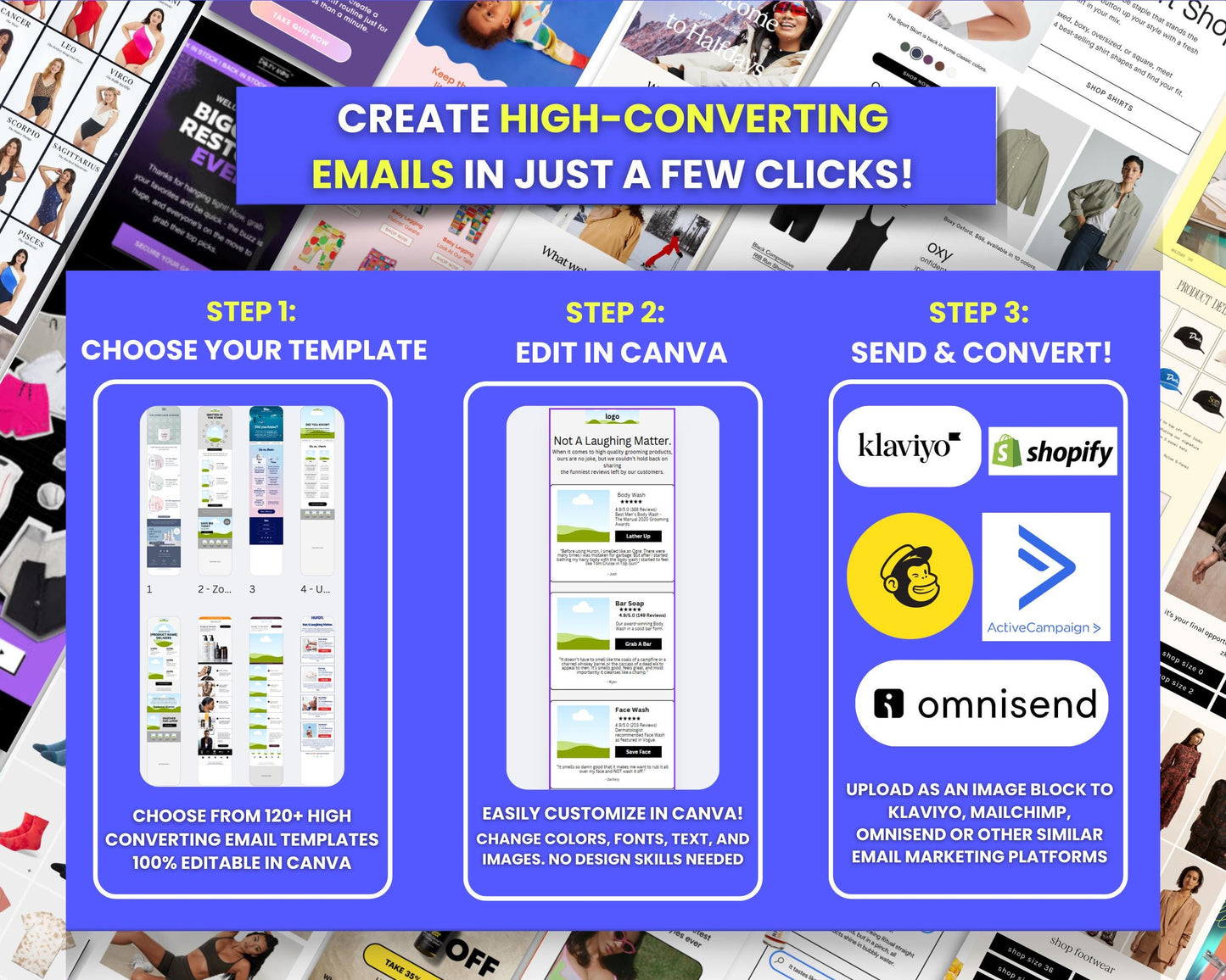 120+ Canva Email Templates for Fashion & Clothing Brand (Men & Women)