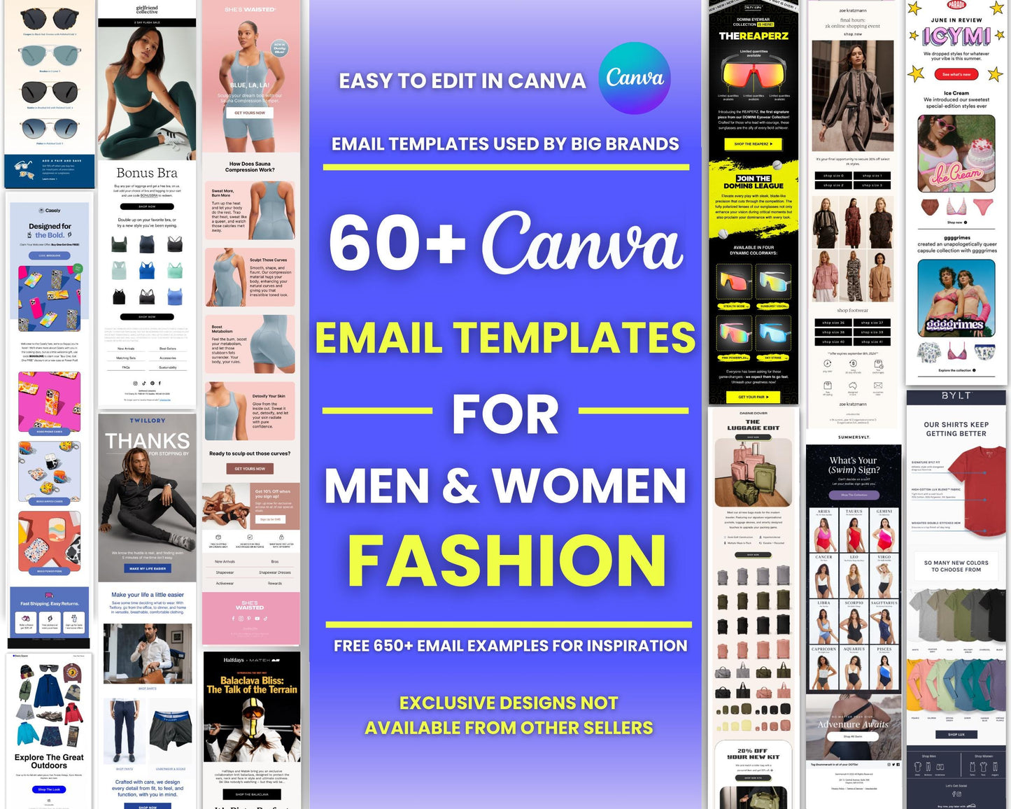 120+ Canva Email Templates for Fashion & Clothing Brand (Men & Women)