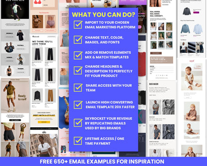 120+ Canva Email Templates for Men & Women Clothing Fashion Brand
