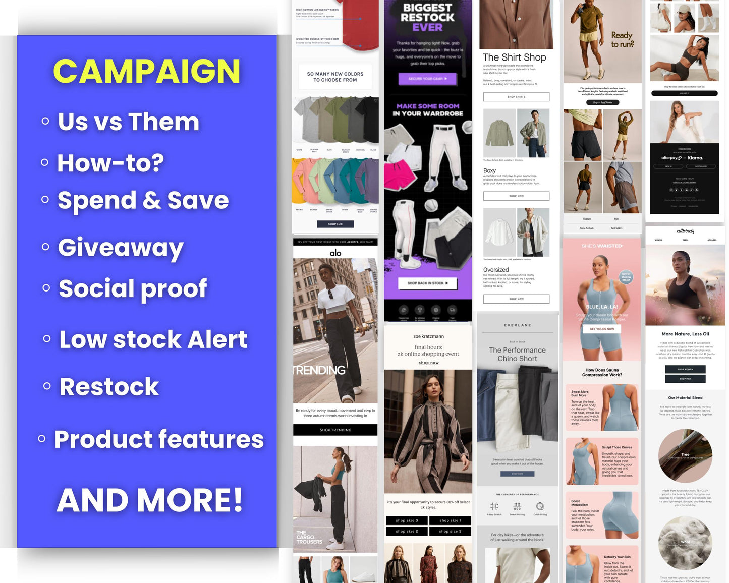 120+ Canva Email Templates for Men & Women Clothing Fashion Brand