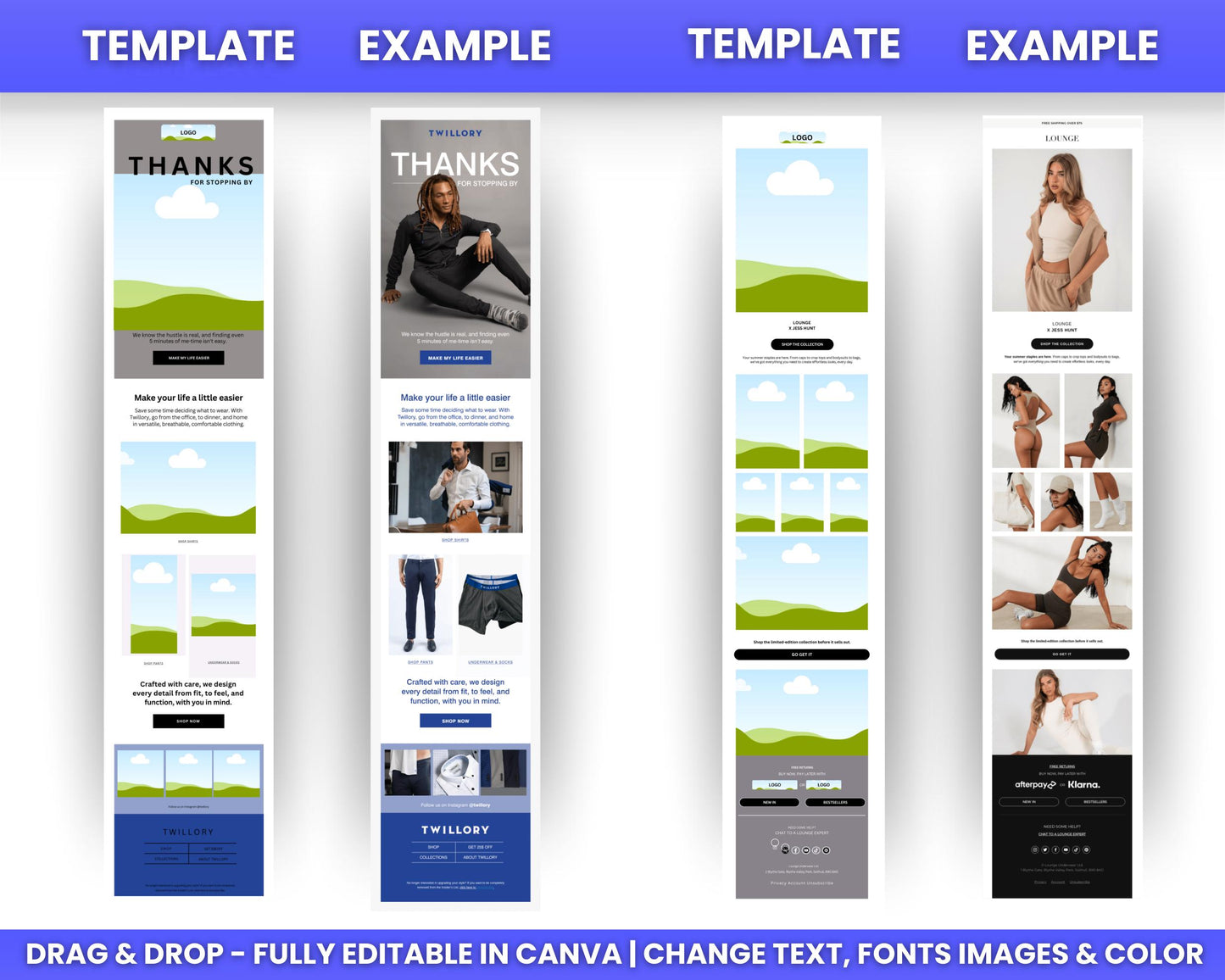 120+ Canva Email Templates for Fashion & Clothing Brand (Men & Women)