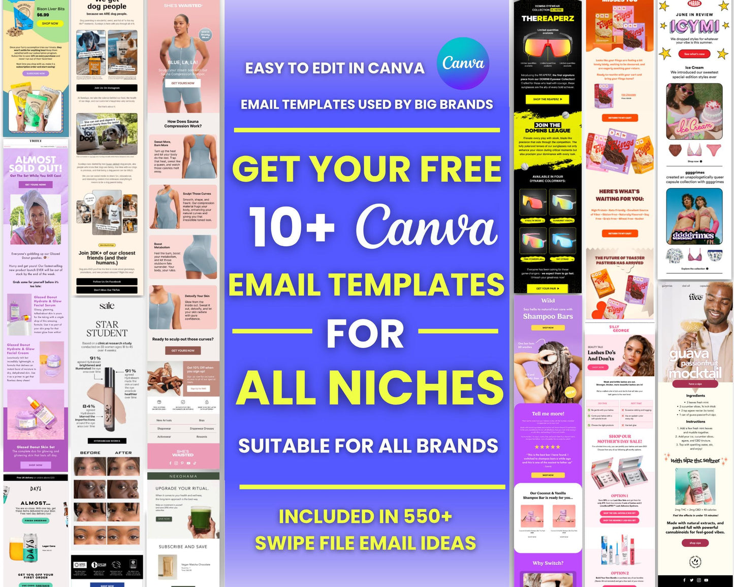 550+ Email Ideas Swipe File for All Ecommerce Brands