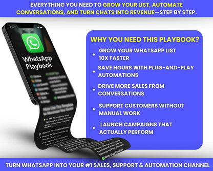 WhatsApp PlayBook Business Marketing and Automation Kit