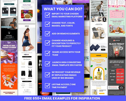 250+ Figma Email Templates for All Niches