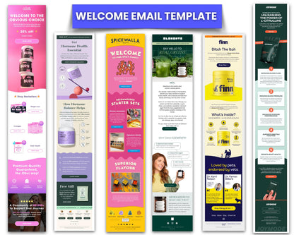 200+ Figma Email Templates for Health & Beauty Supplements