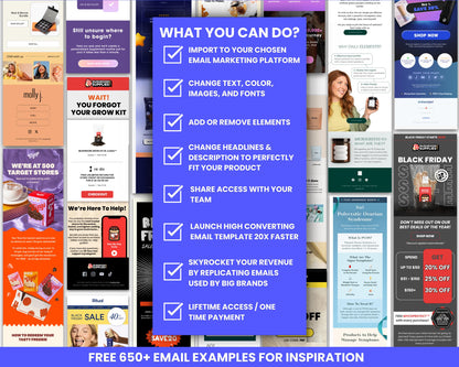 200+ Figma Email Templates for Health & Beauty Supplements