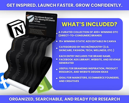 400+ Winning DTC Brands List for Ecommerce Inspiration Product Research and Brand Ideas