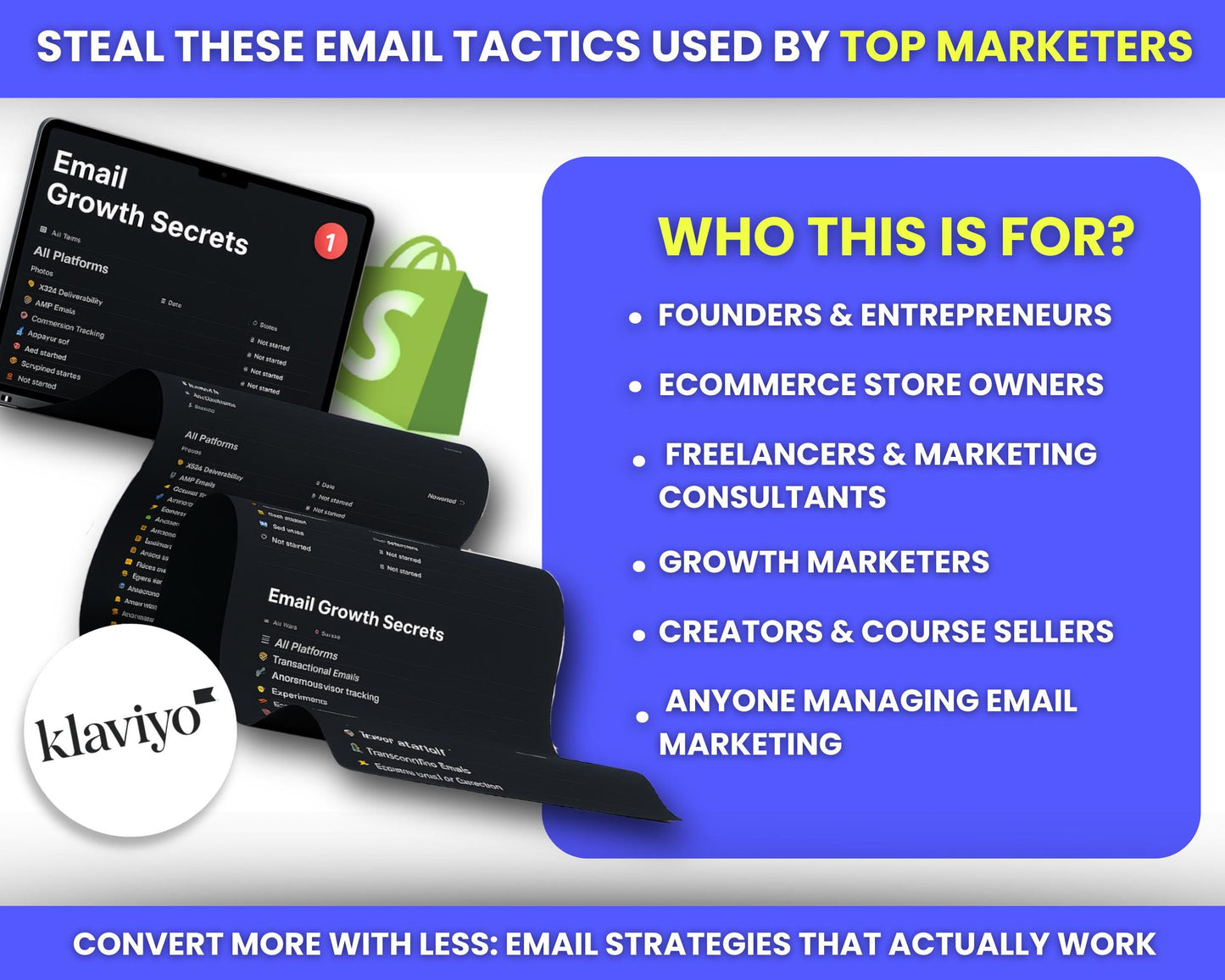 Email Growth Secrets: List Building Tips, Engagement Strategies, High-Converting Sequences & Content Ideas