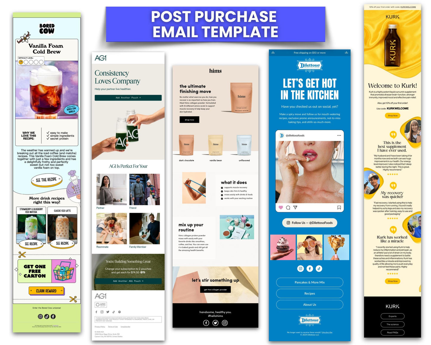 200+ Figma Email Templates for Health & Beauty Supplements