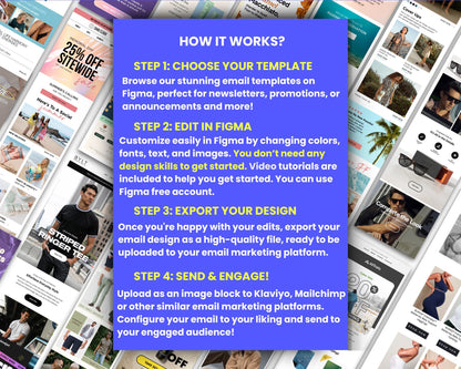 130+ Figma Email Templates for Men & Women Clothing / Fashion Brand