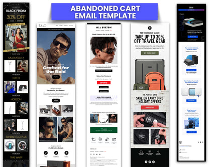 130+ Figma Email Templates for Men & Women Clothing / Fashion Brand