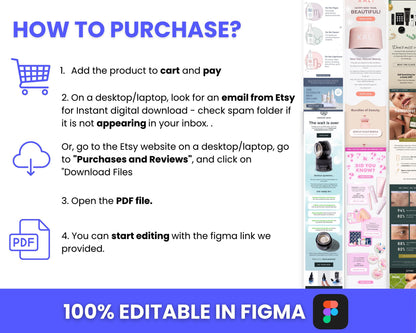 150+ Figma Email Templates for Beauty & Skincare Products